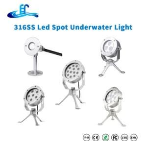 3watt 9watt 18watt 27watt 36watt 3in1 RGB LED Underwater Spot Light