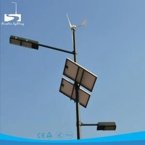 6m 30W Horizontal Waterproof Wind Generator Turbine Solar LED Street Light