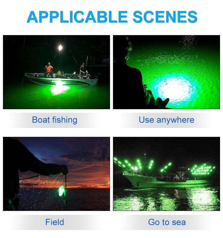 2000watt LED Fishing Lights Green LED Underwater Fishing Light AC 220V-240V