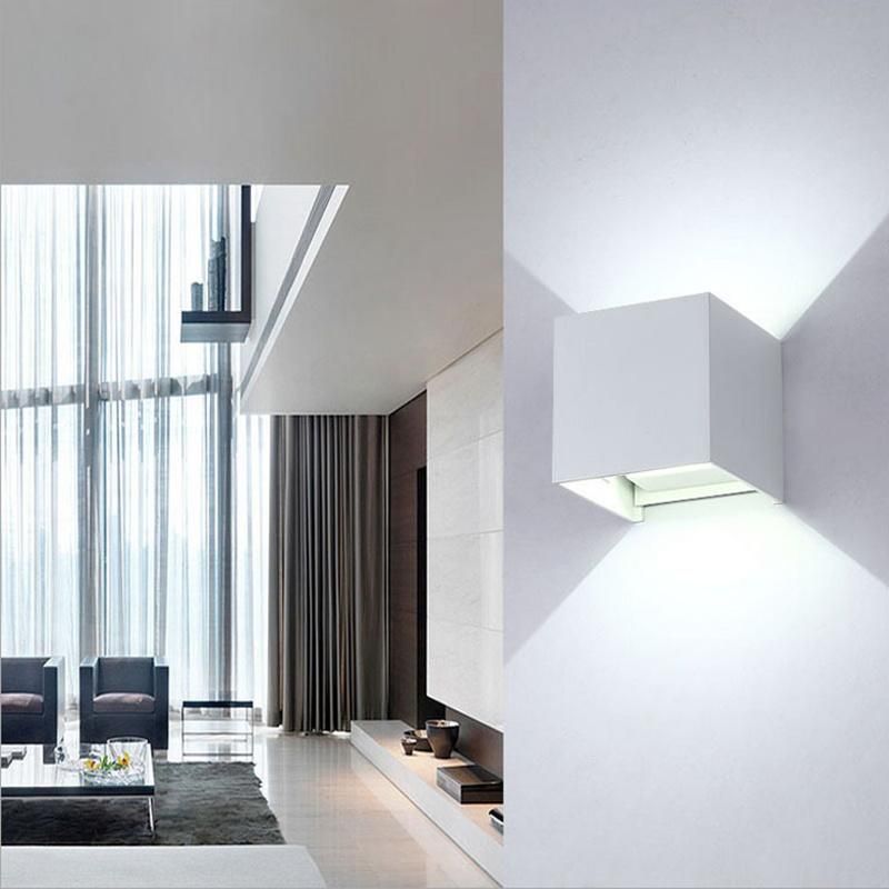 Golbel Walk Garden Lamp Elegant Design up Down 6W 12W Cool White IP65 LED Wall Light