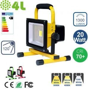 Rechargeable 10W/20W/30W/50W LED Flood Light with Charger