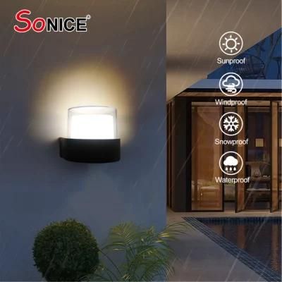 Household Hotel Corridor Garden Waterproof Die Casting Aluminium Wall LED Lamp Lights for Living Room