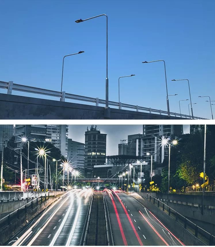 New Model Design with Tempered Glass & Rotatable Arms LED Street Light Product