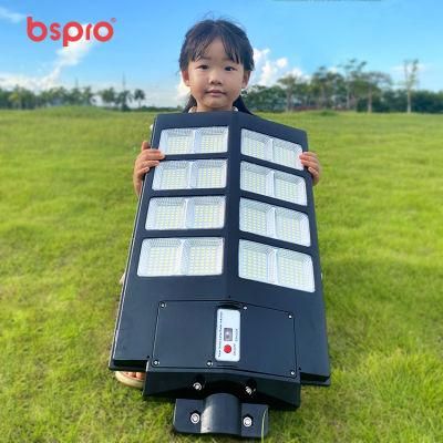 Bspro Cheap Price New High Aluminum Classic Design Housing Outdoor Waterproof Lamp Intergrated LED Solar Street Light