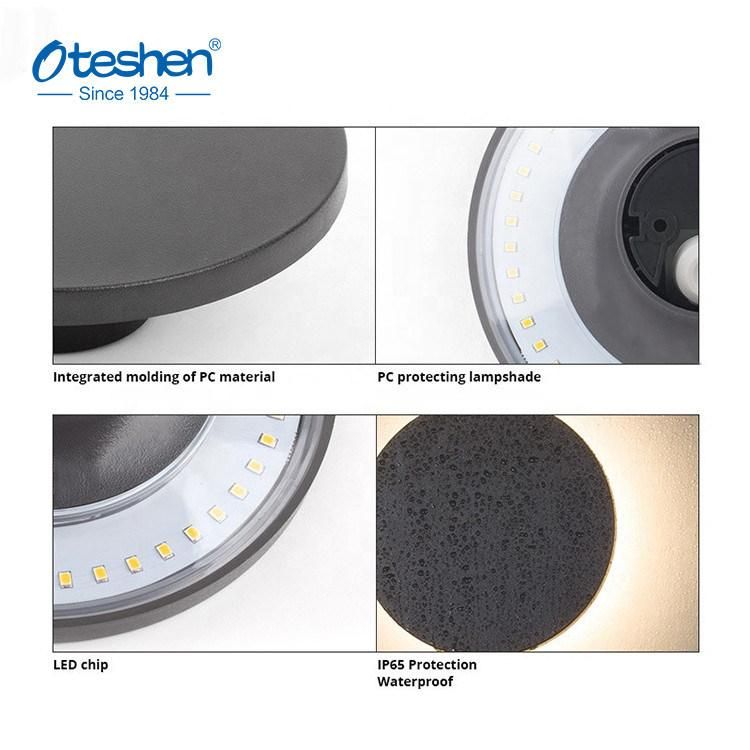 LED 12W IP65 PC Garden Mushroom Decoration Small Post Path Night Light Outdoor Landscape Spike Lamp