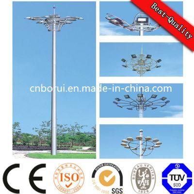 01 Stadium Lighting High Mast Lighting Pole, Steel Pole Light Pole with Lift System