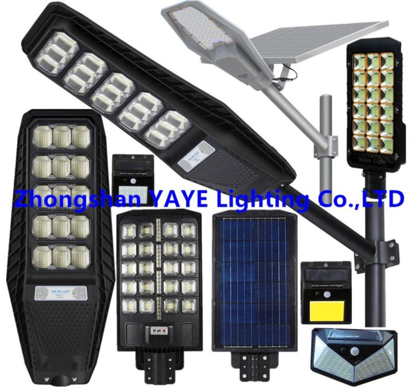 Yaye Solar Manufacturer Factory Hot Sell 1000W/800W/600W/500W/400W/300W/200W/150W/100W LED Outdoor Street All in One Camera Wall Flood Garden Road Light