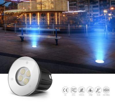 3W IP68 Recessed LED Inground Light for Garden