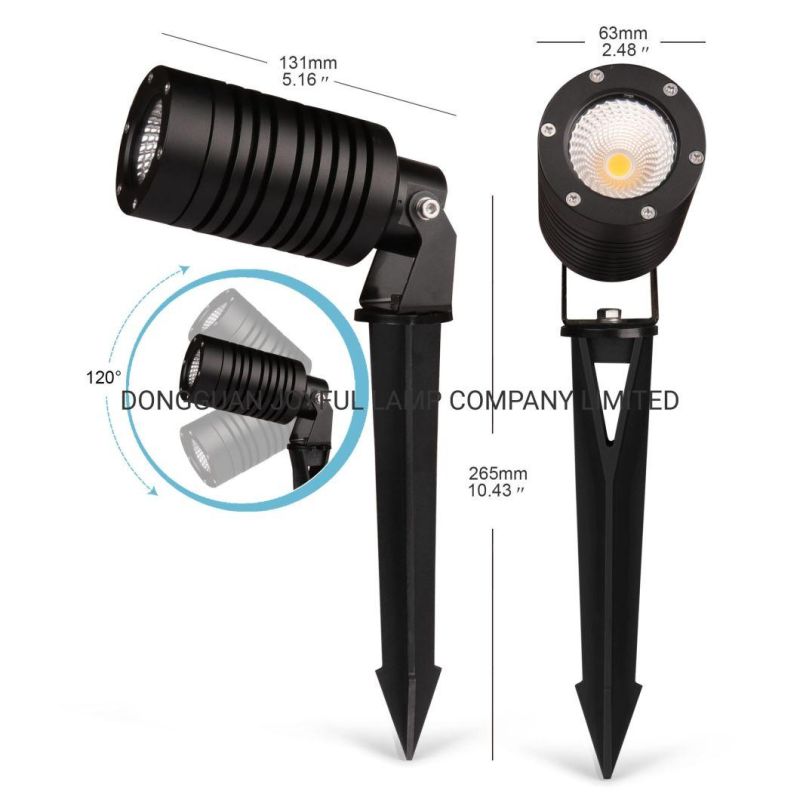 LED Landscaping Lighting with Eyelid IP65 Waterproof Spot Light Spike Garden Lighting