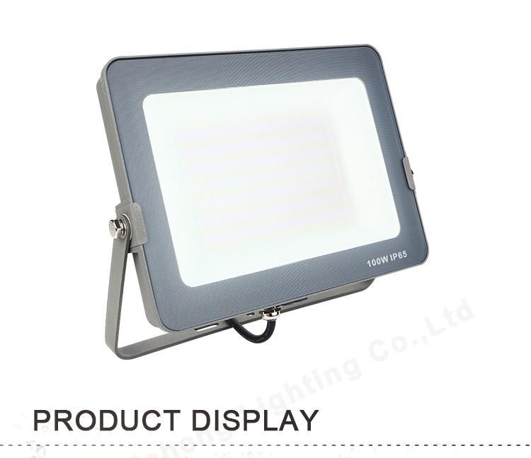 Hot Selling High Power Security AC IP65 Garden Slim Halogen Outdoor RGB Flood Light 30W 50W 100W 200W LED Floodlight