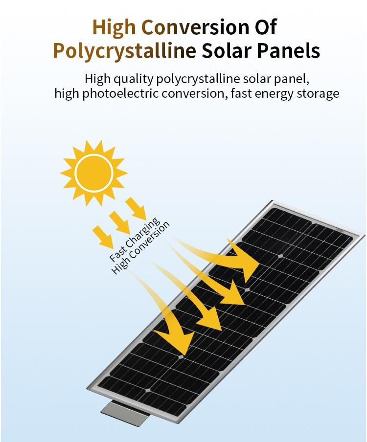 5-10W 120W All in One Integrated Outdoor LED Solar Street/Road/Garden Traffic Light