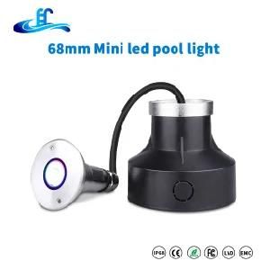 DC12V IP68 RGB 316ss Waterproof Mini Recessed Underwater LED Light with Edison LED Chip