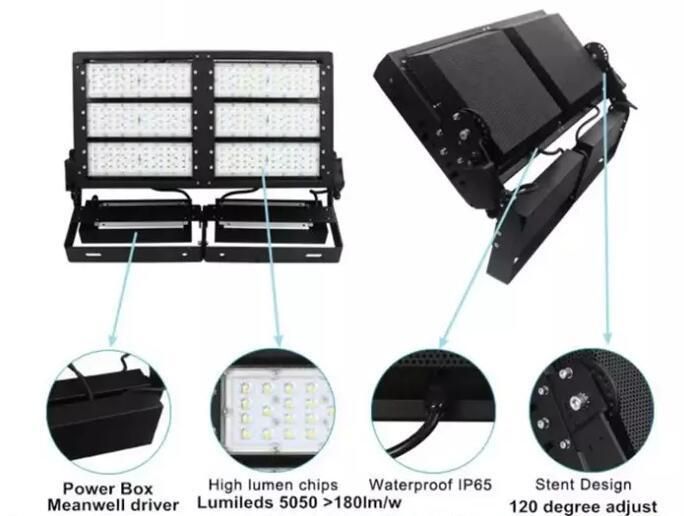 1000W 800W 600W High Power Watt LED Flood Light for Golf Course Football Fields Lighting