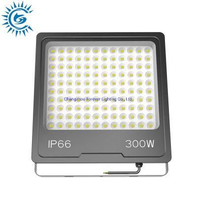 50W 100W 150W 200W 300W Outdoor IP65 Waterproof SMD 2835 Backyard House LED Flood Light for Basketball Court, Stadium, Playground