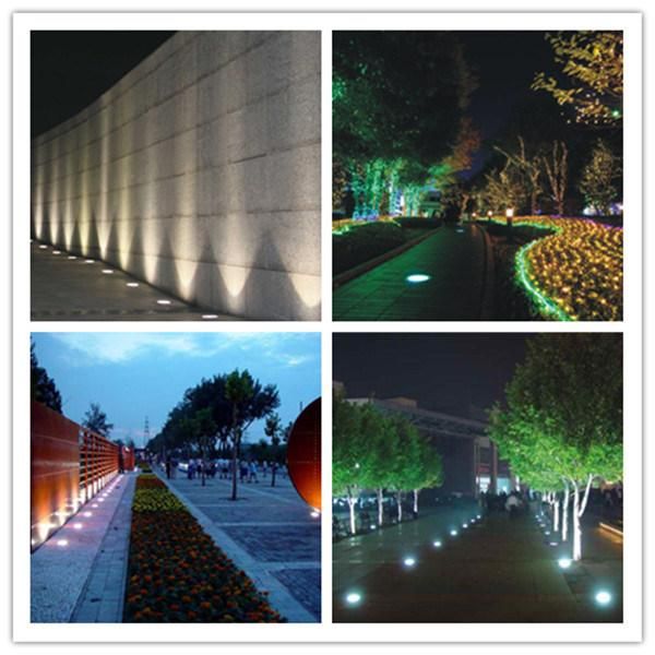 304 Stainless Steel LED Buried Underground Light Recessed Inground Lamp