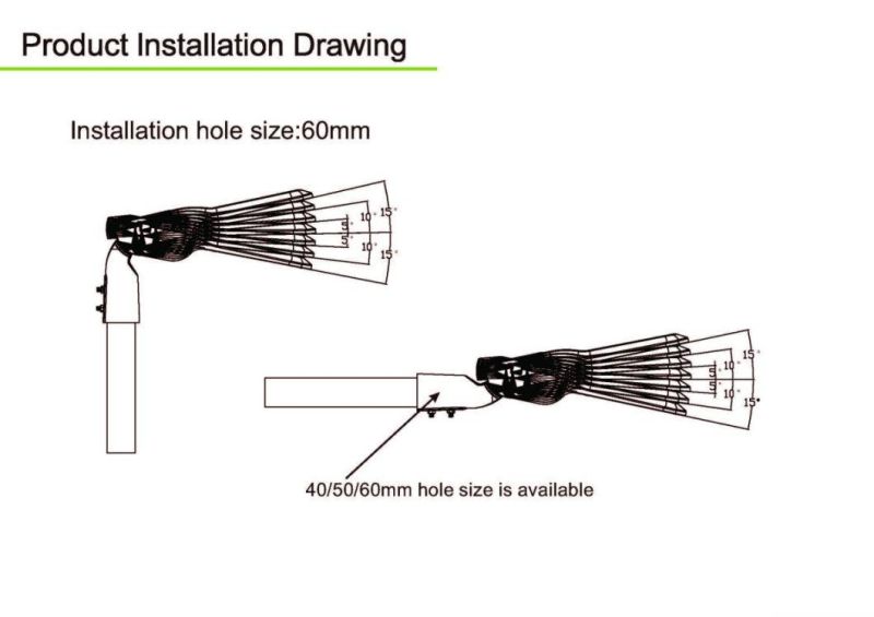 Rygh Tech Roadway Parking Lot 25W 30W LED Street Light