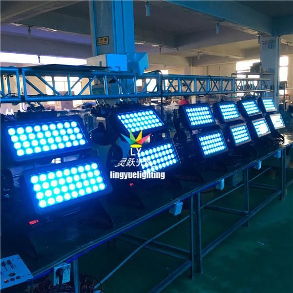 Outdoor Flood Light 72X10W RGBW City Color DMX LED Wall Washer