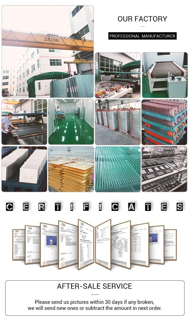 3mm Ceramic Apple White Tempered Flush Push Glass Panel