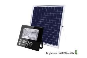 100LED Solar Music Floodlight Buit-in Hi-Fi Audio