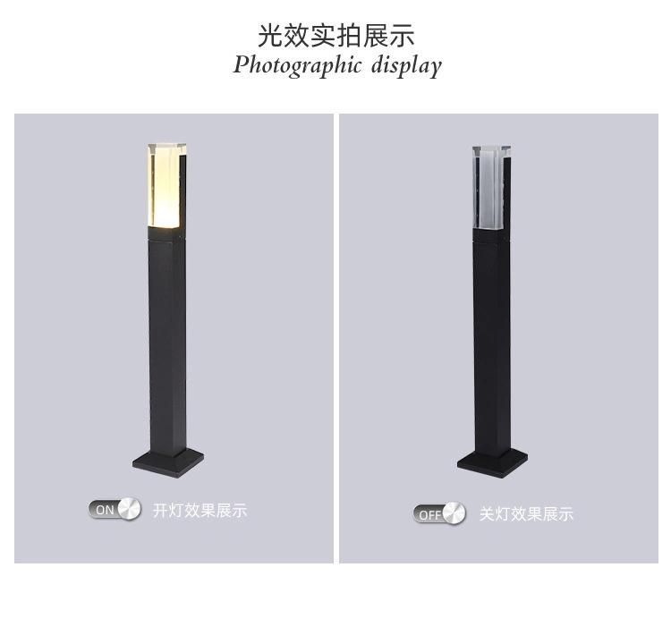 Solar Powered Battery LED Lawn Garden Road Street Lamp