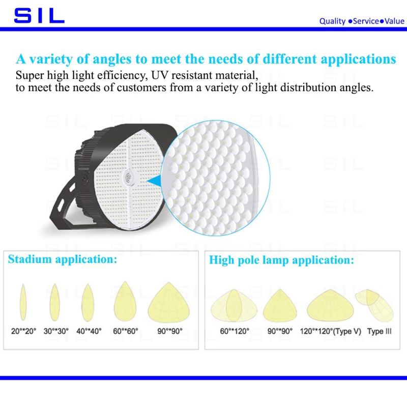 5 Years Warranty IP65 160lm/W High Quality 600W 1200W High Pole Stadium Lighting Lamp