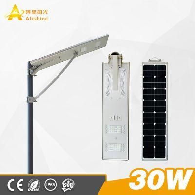 High Brightness 30W Solar Street Lamp LED Garden Lighting