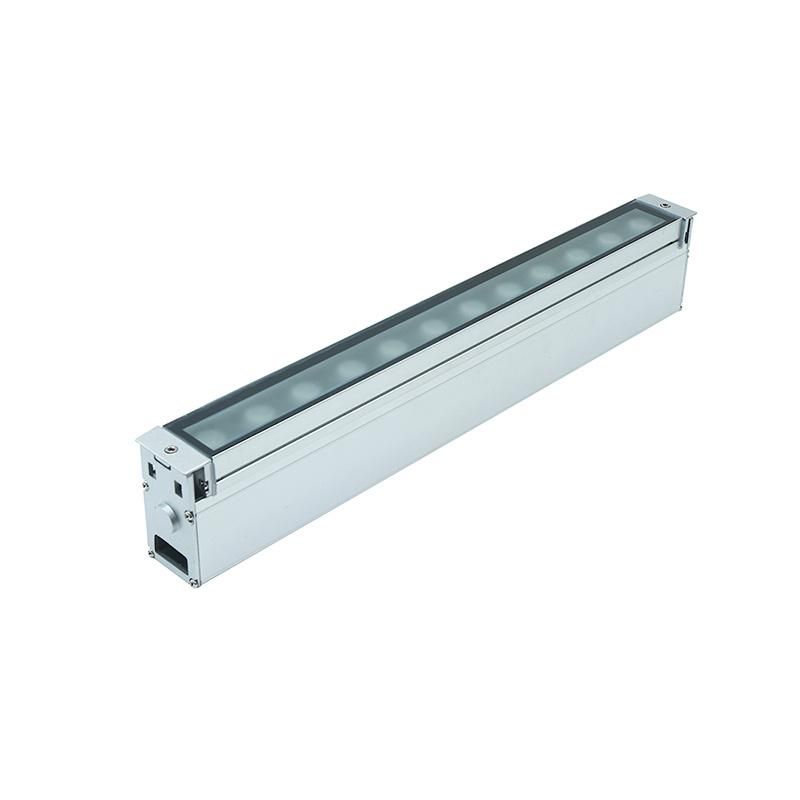 Tianshuiwan Resort in Hubei Province Outdoor Recessed Linear Wallwasher Light RGBW 12W Inground Light