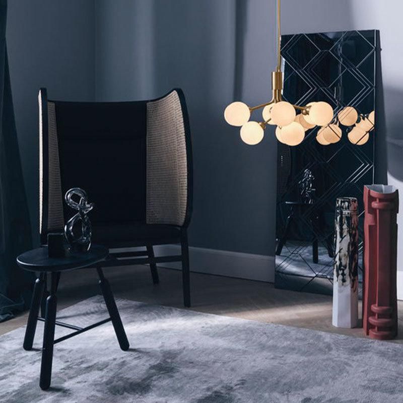 2022 Nordic Metal Glass Ball Magic Bean Lamp Living Room Chandelier Bouquet Decoration Pendant Light