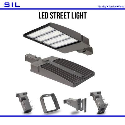 200 Watt LED Shoebox Lights - 3000K Warm White with Photocell LED Street Lights