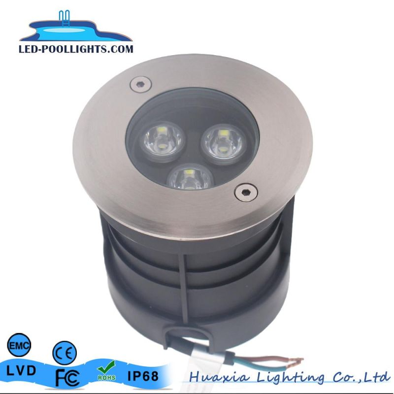 304 Stainless Steel LED Buried Underground Light Recessed Inground Lamp