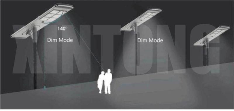 60 Watt 90W Adjustable of LED Solar Street Lights with Stand and Remote Control Street Solar Light with Pole Set
