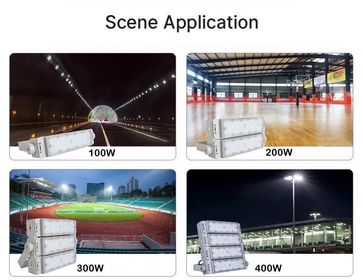 800W 3000-6500K 100-110 Lm/W Stadium Tennis High Mast Light LED Light IP66 Energy Saving