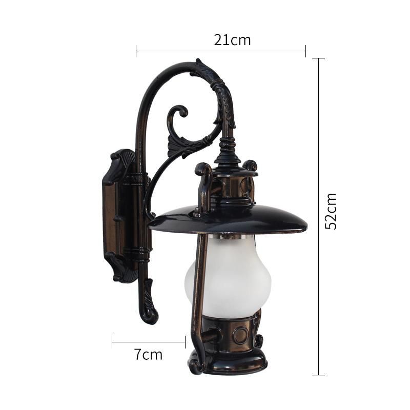 Outdoor Wall Light Waterproof Vintage Lamp Garden Corridor Villa Sconce Kerosene Lamp (WH-HR-77)