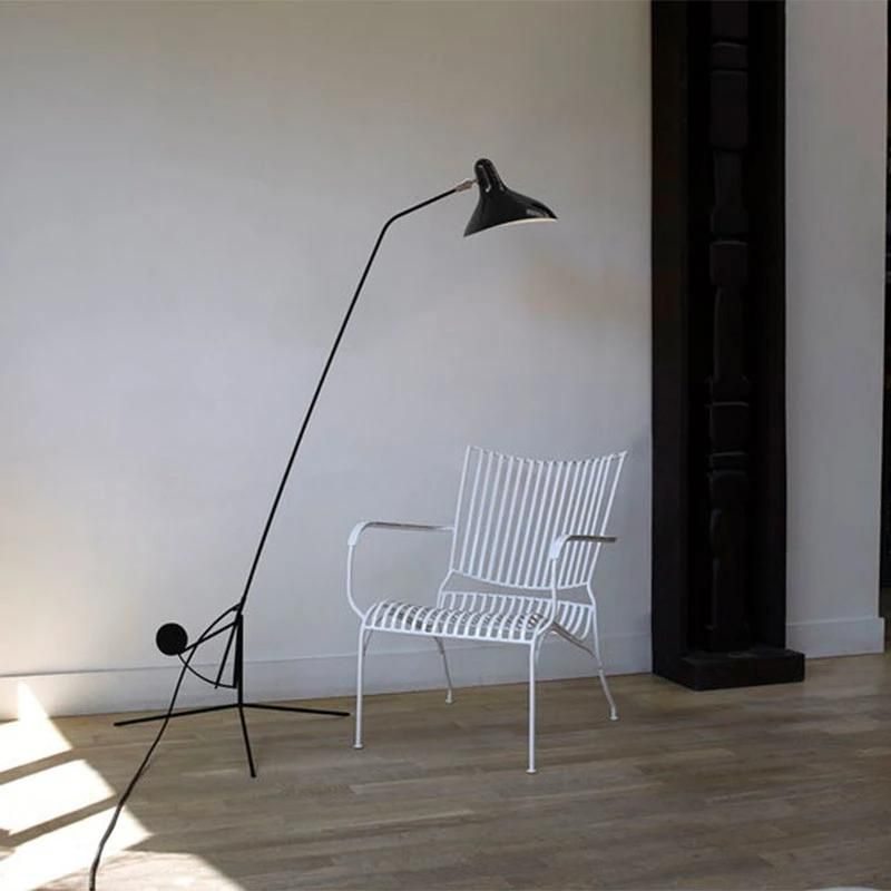 2022 Wholesale Nordic Metal Black/White Floor Lamp Standing Light Fixture