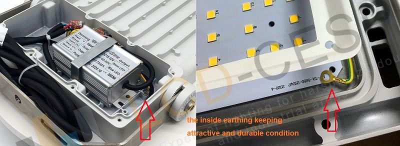 Marine Rate Stainless Steel Floodlights 250W-5000K-IP67 Waterproof High Power LED Osram 150lumen/W Crab-Trawler-Fishing Boat-Seiners Boat Floodlight