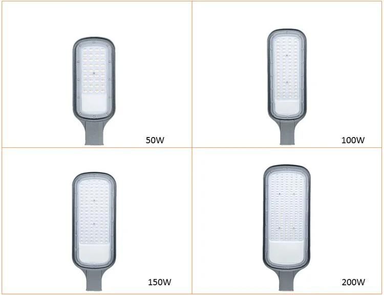 Waterproof IP65 AC200-240V 50W LED Street Light for Sidewalk Road