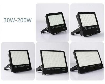IP65 Waterproof Outdoor Tennis Courts 30W 50W 100W 150W 200W LED Flood Light