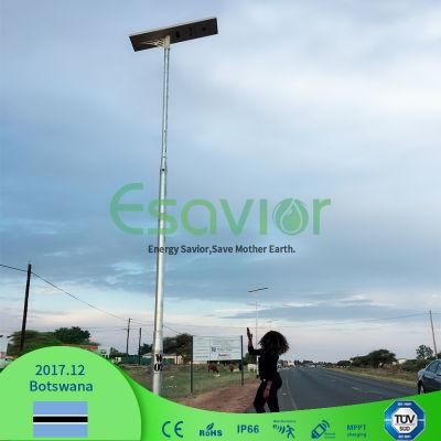 5 Years Warranty IP66 Waterproof 15000lm 150W Integrated Solar LED Light All in One LED Solar Street Lamp with Motion Sensor