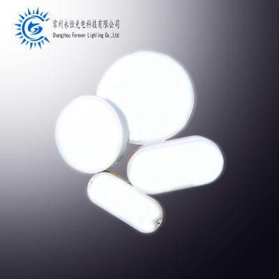 IP65 9W Round Plastic LED Bulkhead Lamp for Indoor