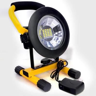 Rechargeable 24 LED Proyector IP65 Spotlight 15W Floodlight