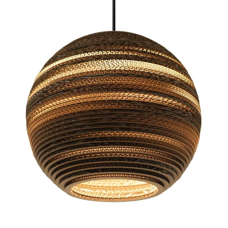 2022 Traditional Fireproof Corrugated Paper Pendant Light