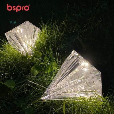 Bspro Outdoor Decorative Yard Park Waterproof IP65 LED Lamp Solar Power Garden Lights