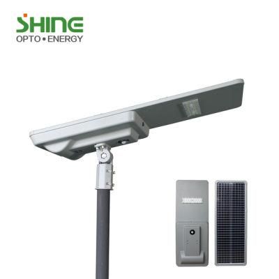 100W Solar Street Lamp Aluminum Time Control