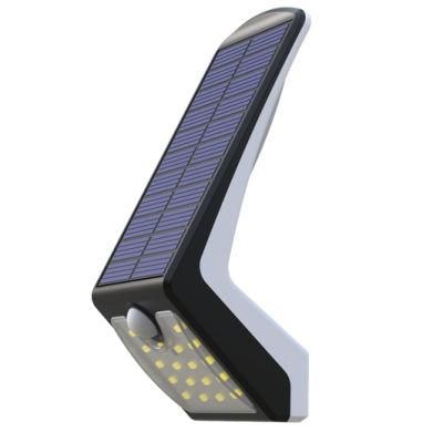 LED Solar PIR Motion Sensor Wall Light Outdoor Gardens Lamp