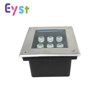 Outdoor Square LED Underground Light for Square Parks 6W LED in-Ground Light