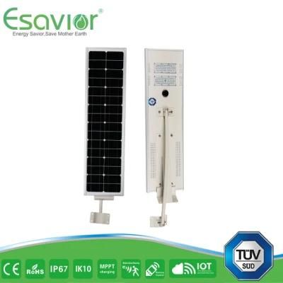 Esavior LiFePO4 Lithium Batteries 12.8V/18ah 40W Integrated LED Solar Street Lights Solar Lights
