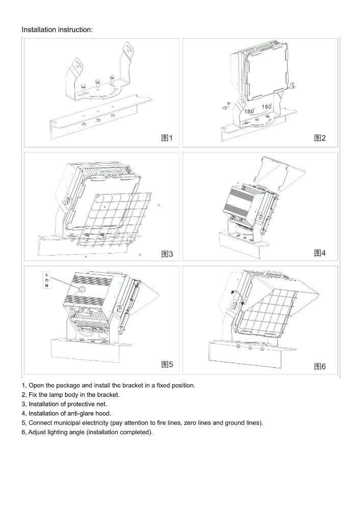 800W CREE+Inventronics Floodlight LED Stadium Lights Arena Lighting Fixtures Replacement