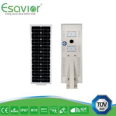 Esavior 3000 Circles @60% Dod Batteries 30W LED Solar Street Lights Solar Lights