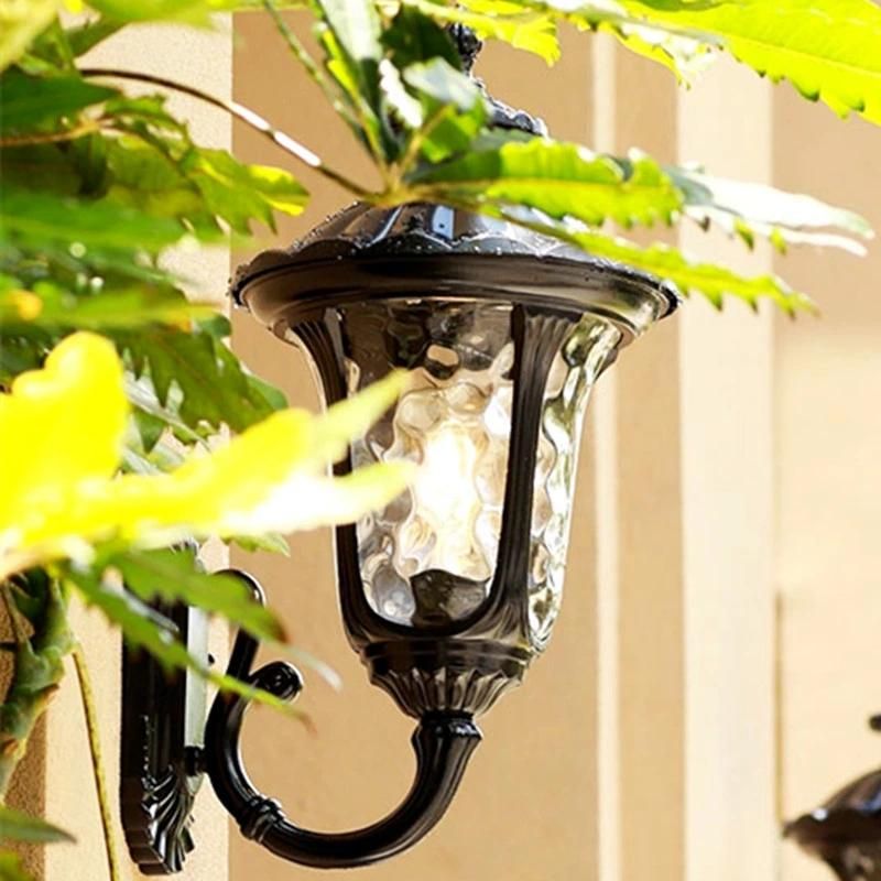 Glass Outdoor Waterproof Wall Lamp Decoration Villa Courtyard Garden Outdoor Wall Decor Lamp (WH-HR-60)