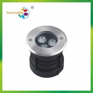 9W Outdoor Waterproof LED Underground Deck Light for Step and Park Decoration